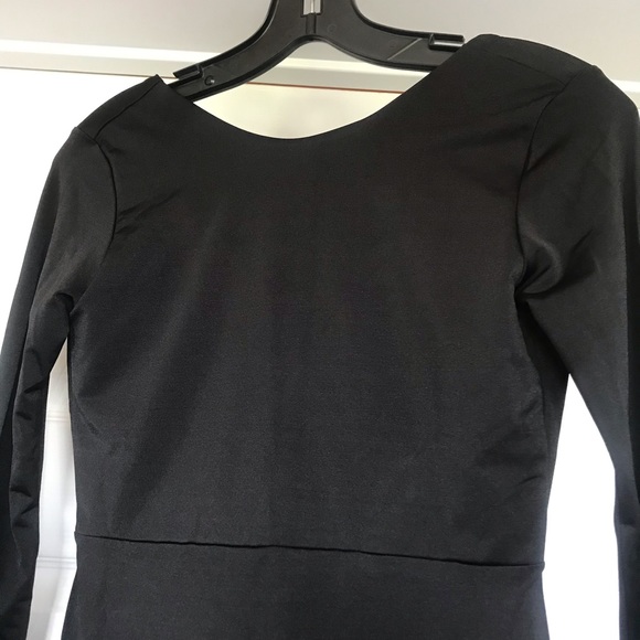 NWT Nasty Gal Low-back Long-sleeve Mini Dress Sz 6 - Picture 6 of 11